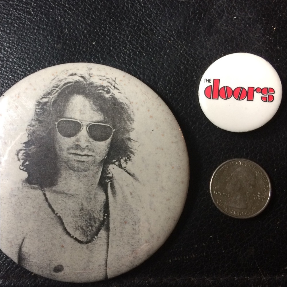 “The Doors” Vintage Button Set
